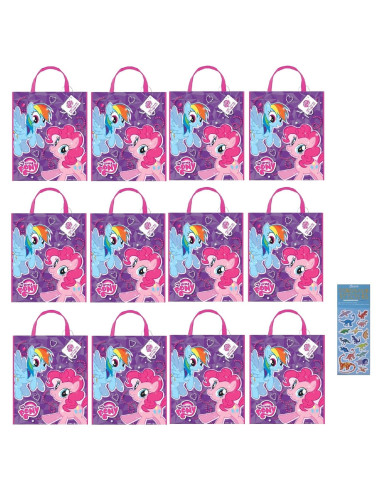 Paquete de Suministros para Fiestas My Little Pony 12 Bolsas 33x28cm