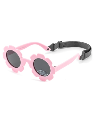 Gafas de sol polarizadas para bebés Rosa mate 0-24 meses