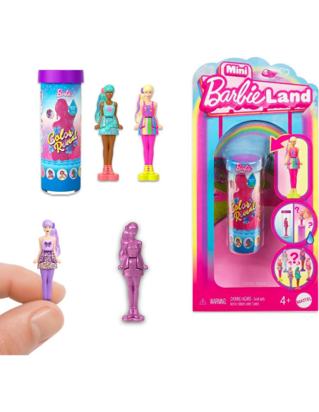 Conjunto de Muñecas Barbie Color Reveal - 3 Mini Figuras