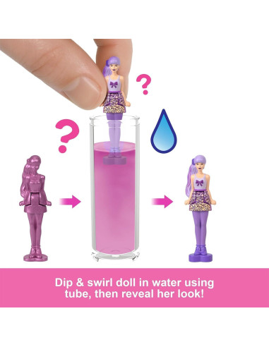 Conjunto de Muñecas Barbie Color Reveal - 3 Mini Figuras