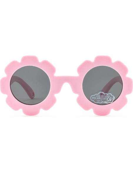 Gafas de sol polarizadas para bebés Rosa mate 0-24 meses