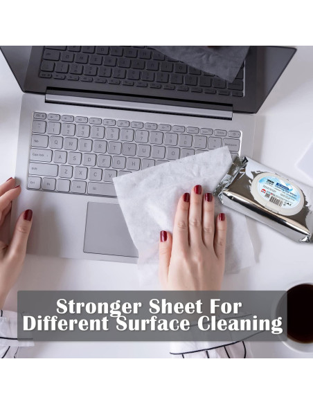 Toallitas de limpieza WBM, 50 hojas, sin fragancia, 3 paquetes