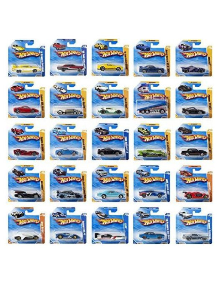 Hot Wheels Paquete de 25 Coches de Juguete Mattel