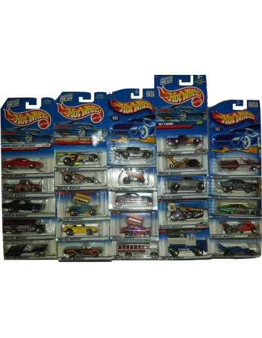 Hot Wheels Paquete de 25 Coches de Juguete Mattel