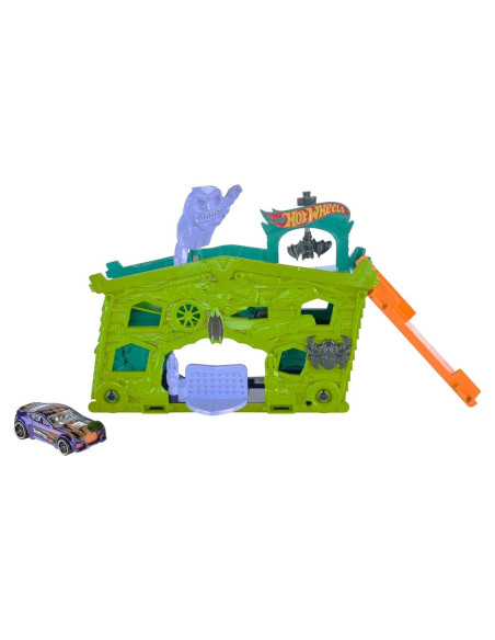 Juego de Garaje Embrujado Hot Wheels Mattel 272g 6.03x30.48cm