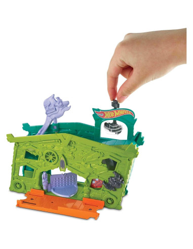 Juego de Garaje Embrujado Hot Wheels Mattel 272g 6.03x30.48cm