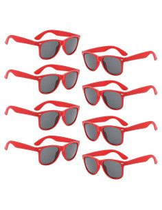 Gafas de Sol Neón para Niños Pibupibu - Paquete de 8 Unidades