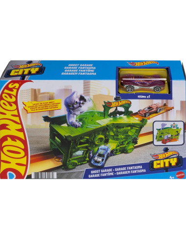 Juego de Garaje Embrujado Hot Wheels Mattel 272g 6.03x30.48cm