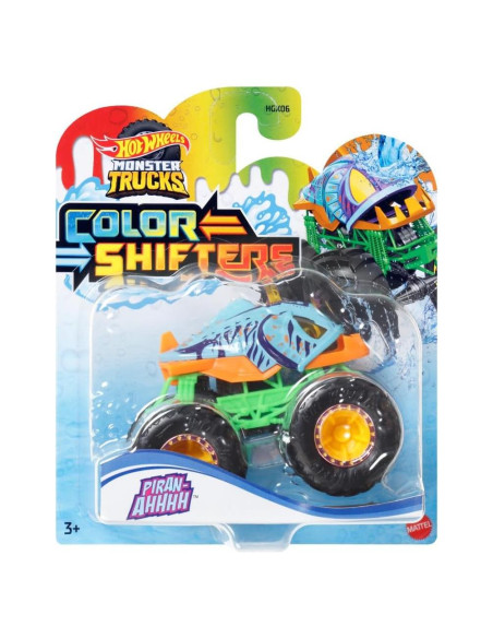 Coche Hot Wheels Camión Monstruo Cambio de Color - Mattel