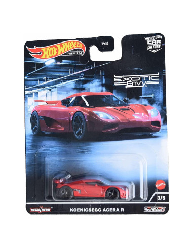 Hot Wheels Koenigsegg Agera R Rojo Coleccionable 1:64