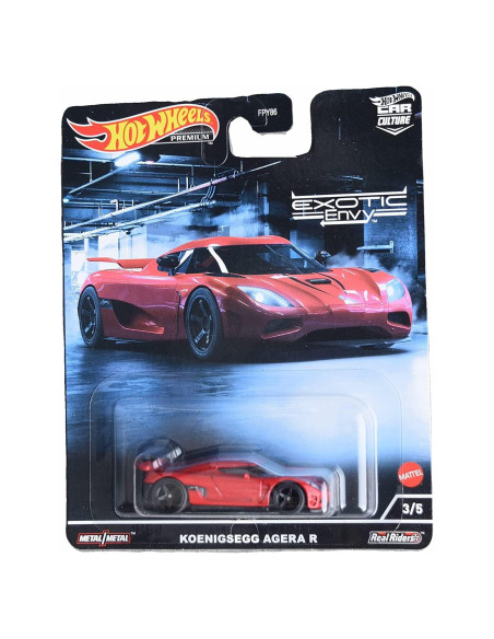 Hot Wheels Koenigsegg Agera R Rojo Coleccionable 1:64