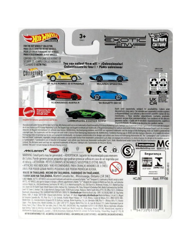 Hot Wheels Koenigsegg Agera R Rojo Coleccionable 1:64