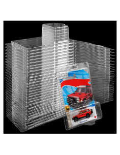 30 Fundas Protectores Transparentes Clamshell para Coches 19x12.6cm