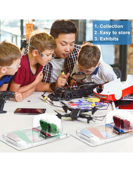 30 Fundas Protectores Transparentes Clamshell para Coches 19x12.6cm