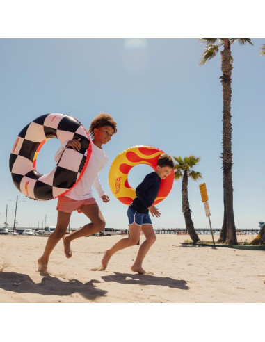 Flotador de Piscina Reversible FUNBOY Hot Wheels 86 cm