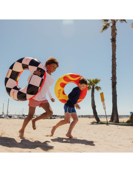 Flotador de Piscina Reversible FUNBOY Hot Wheels 86 cm