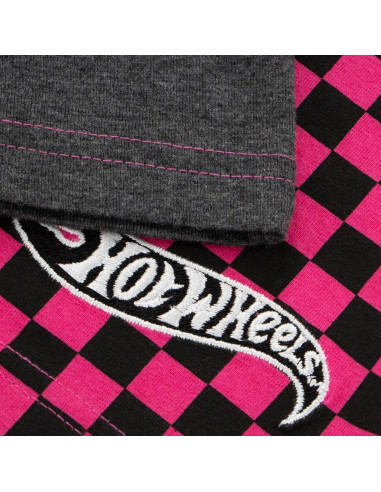 Conjunto camiseta y pantalones cortos Hot Wheels para niñas 8 años