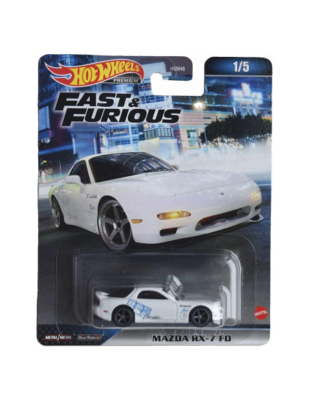Hot Wheels Mazda RX 7 FD Rápido y Furioso 1:5 - Mattel