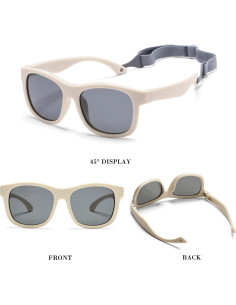 Gafas de Sol Polarizadas HJSTES para Bebés 0-3 Años - Marco Flexible 2