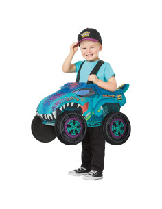 Disfraz Mega Wrex Ride-Along Hot Wheels para Niños Pequeños