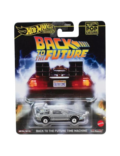 Hot Wheels Premium Máquina del Tiempo Regreso al Futuro 1:64
