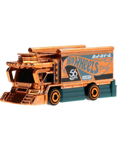 Coche de Fundición Hot Wheels Raijin Express Perla y Cromo 2