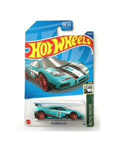DieCast Hot Wheels McLaren F1 GTR 1:64 Turquesa