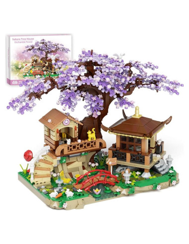 Conjunto de Construcción Jardín Casa en Árbol Shantou 1388 Piezas