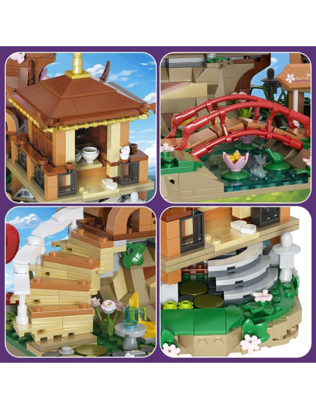 Conjunto de Construcción Jardín Casa en Árbol Shantou 1388 Piezas