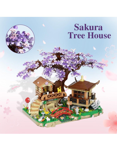 Conjunto de Construcción Jardín Casa en Árbol Shantou 1388 Piezas