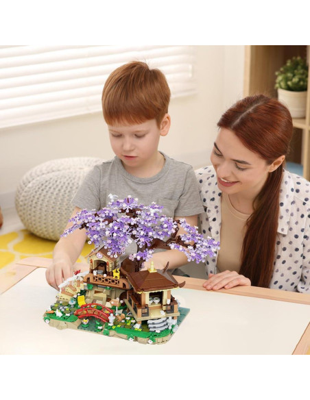 Conjunto de Construcción Jardín Casa en Árbol Shantou 1388 Piezas