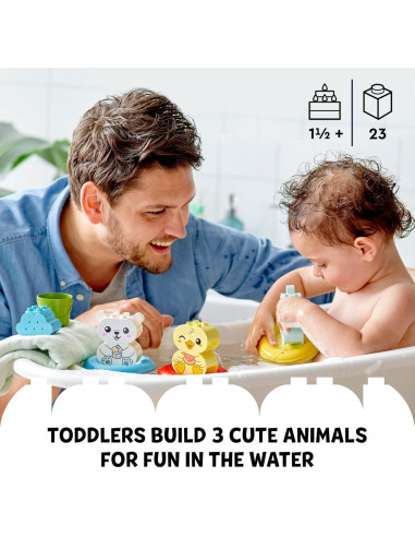 LEGO DUPLO 10965 - Tren de Animales Flotantes para Bebés 1.5+