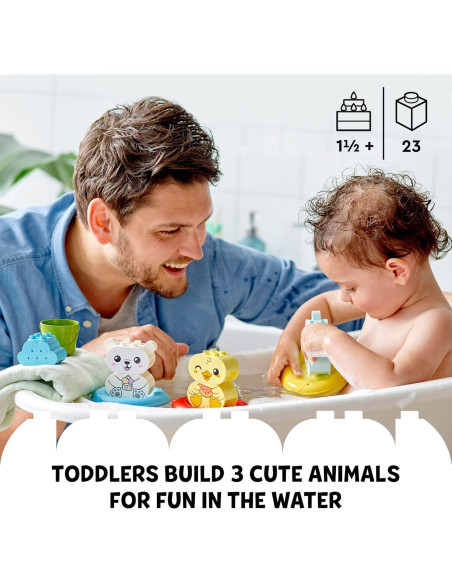 LEGO DUPLO 10965 - Tren de Animales Flotantes para Bebés 1.5+
