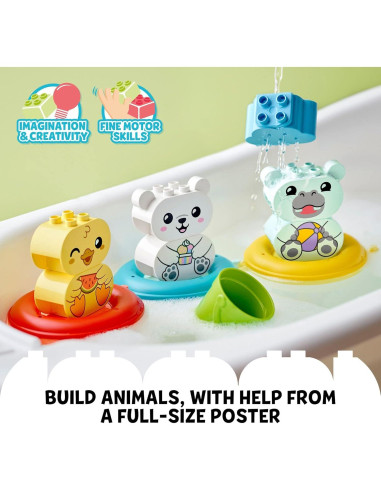 LEGO DUPLO 10965 - Tren de Animales Flotantes para Bebés 1.5+