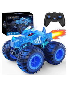 Coche Monstruo RC BAODLON Azul Todo Terreno 17.8x12.7cm