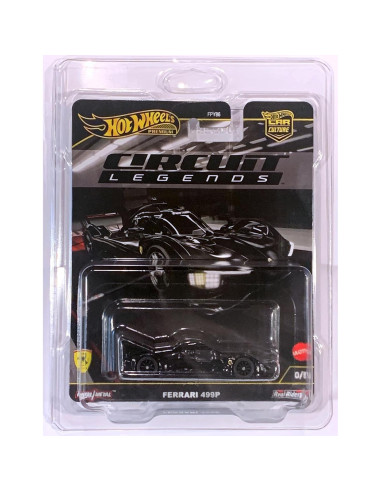 Hot Wheels Premium Ferrari 499P Negro Chase 1:64 con Protector