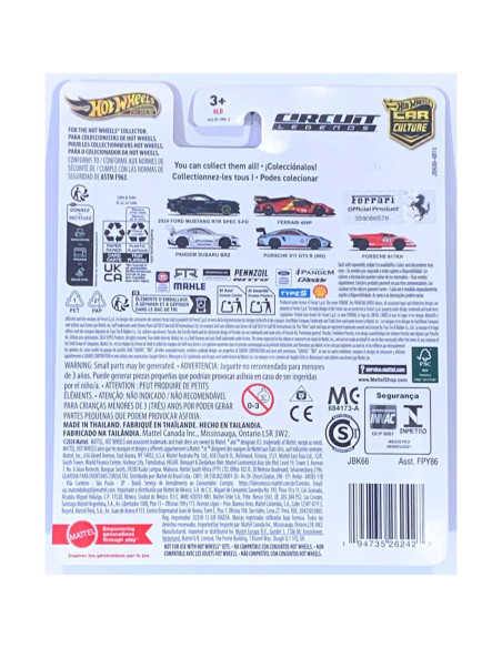 Hot Wheels Premium Ferrari 499P Negro Chase 1:64 con Protector