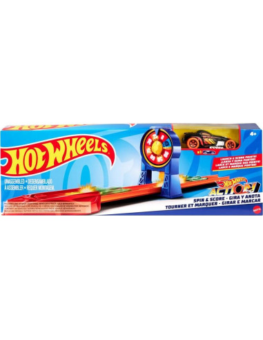 Set de Carreras Hot Wheels Ruleta de Acción FTH79 - 1 Vehículo