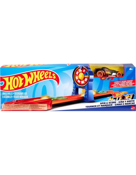 Set de Carreras Hot Wheels Ruleta de Acción FTH79 - 1 Vehículo