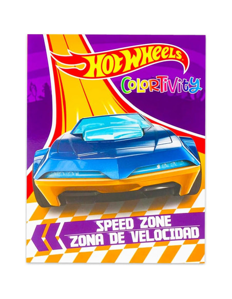 Libros para Colorear Hot Wheels - Paquete de 2 Libros y Crayones