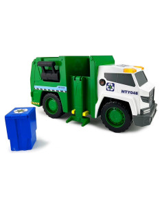 Camión de Basura Interactivo Mighty Fleet 38 cm - Luces y Sonidos