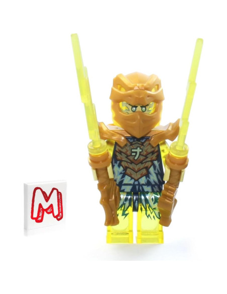 LEGO NINJAGO Minifigura Jay Dragón Dorado 71768 - Sin Alas