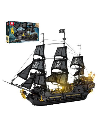 Juego de Construcción Barco Pirata Reobrix 66036 con LED 4304 Piezas