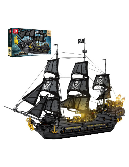 Juego de Construcción Barco Pirata Reobrix 66036 con LED 4304 Piezas