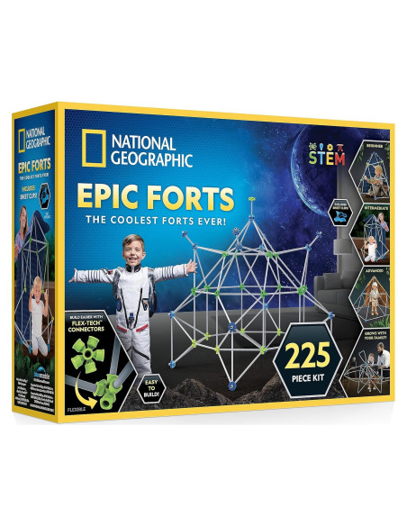 Kit de Construcción de Fortalezas National Geographic - 225 Piezas