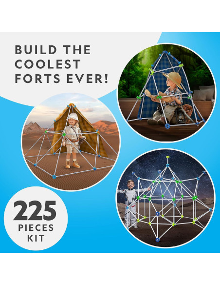 Kit de Construcción de Fortalezas National Geographic - 225 Piezas