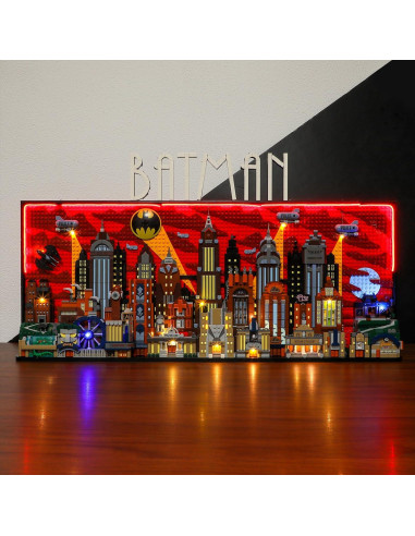 Kit de Luz LED BRIKSMAX para Lego 76271 Ciudad Gótica