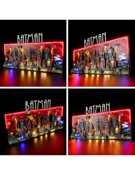 Kit de Luz LED BRIKSMAX para Lego 76271 Ciudad Gótica