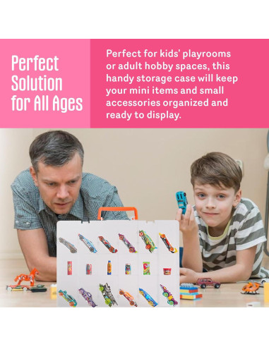 Caja de Almacenamiento de Juguetes Rosa AISLE 3 con 48 Divisores