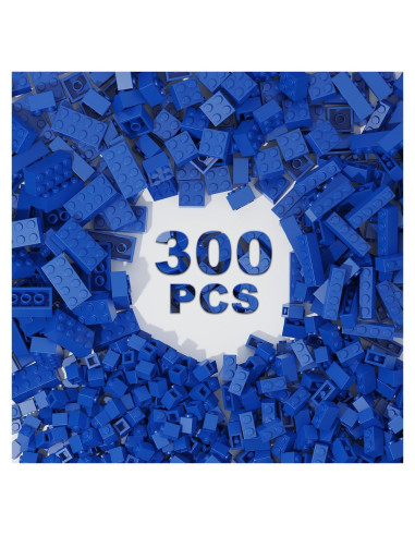 300 Ladrillos Clásicos de Construcción WEBRICK Azules
